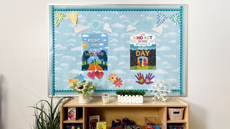 Sproutbrite Classroom Banner Decorations and Poster Bulletin Board Set - Choose to be - Image 4
